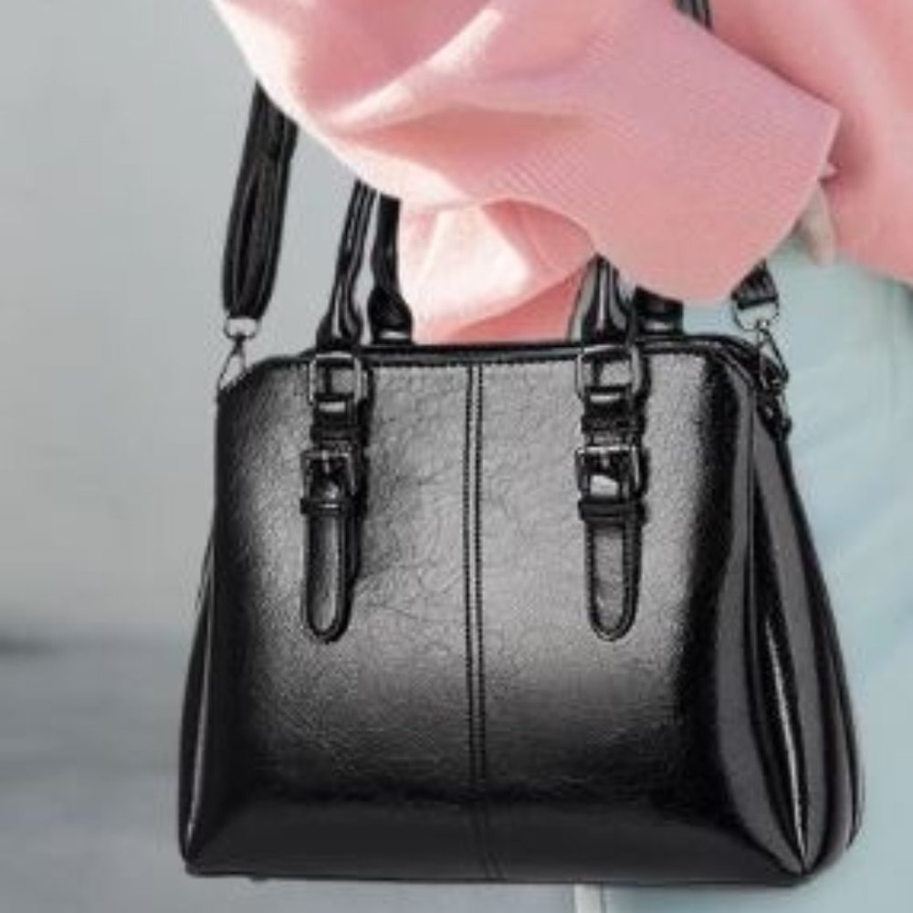 BCF Black Designer Shoulder Bag